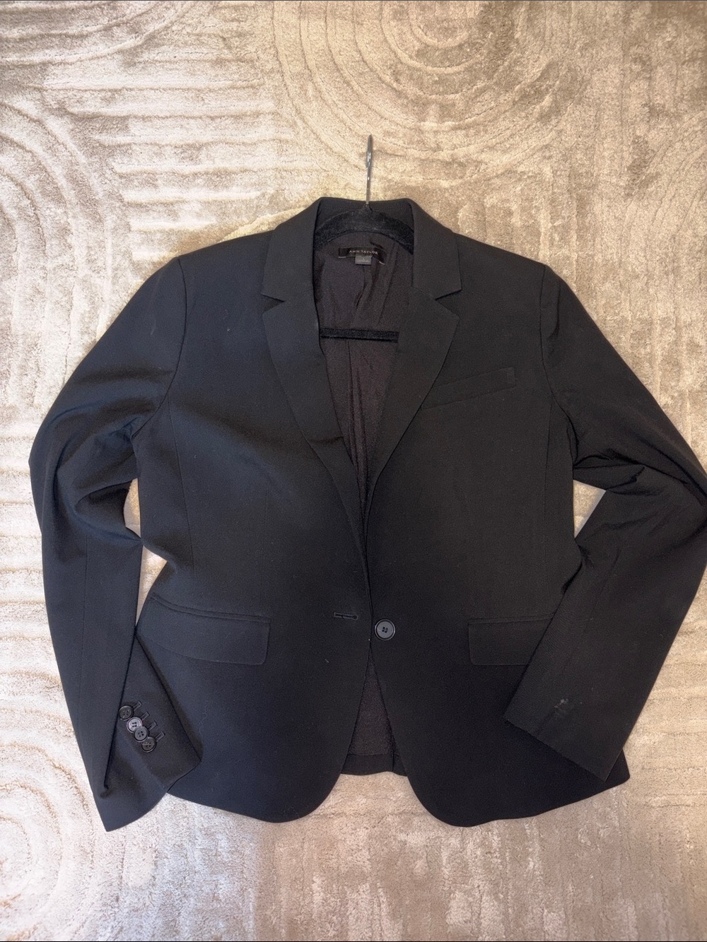Ann Taylor Black Women's Single-Button Blazer